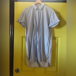 Oversized shirt dress